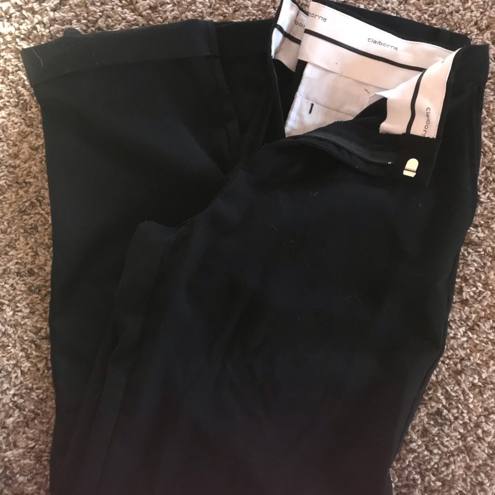 Boys Claiborne size 14 black dress pant